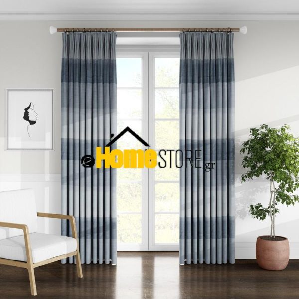 Κουρτίνα Έτοιμη Με Τρέσα 280Χ280 Λινό