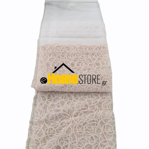 Έτοιμη κουρτίνα  για μικρό παράθυρο με τρέσα 150X200