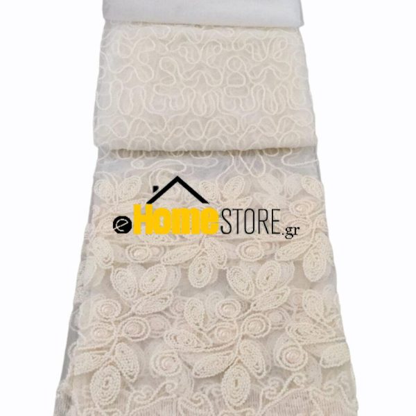 Έτοιμη κουρτίνα  για μικρό παράθυρο με τρέσα 150X200