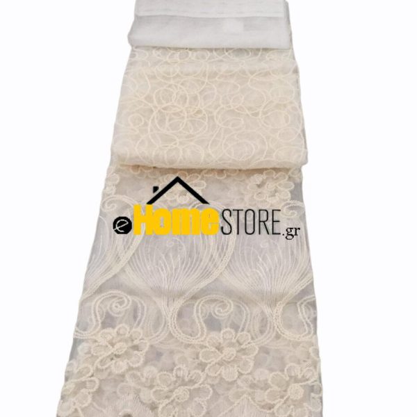 Έτοιμη κουρτίνα  για μικρό παράθυρο με τρέσα 150X200