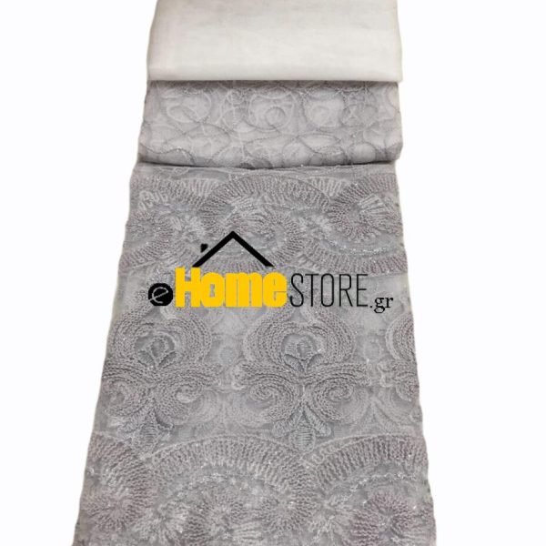 Έτοιμη κουρτίνα  για μικρό παράθυρο με τρέσα 150X200