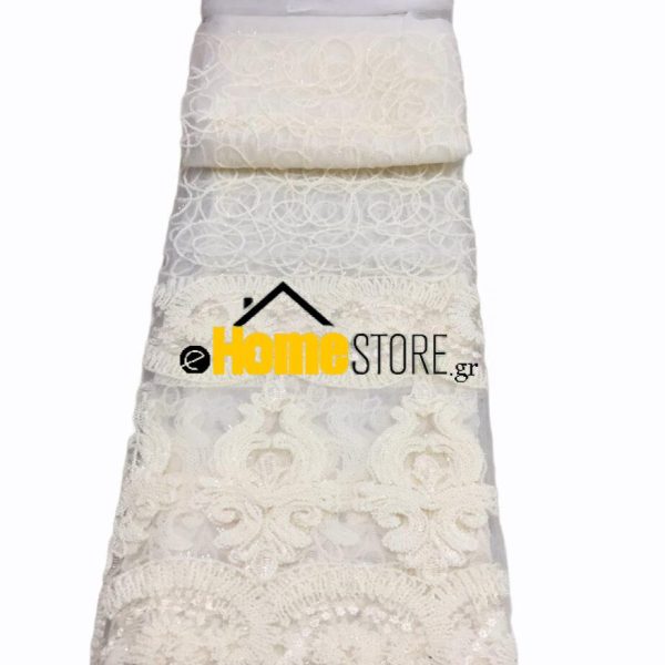 Έτοιμη κουρτίνα  για μικρό παράθυρο με τρέσα 150X200