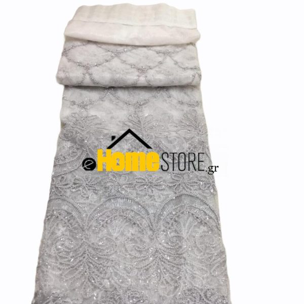 Έτοιμη κουρτίνα  για μικρό παράθυρο με τρέσα 150X200