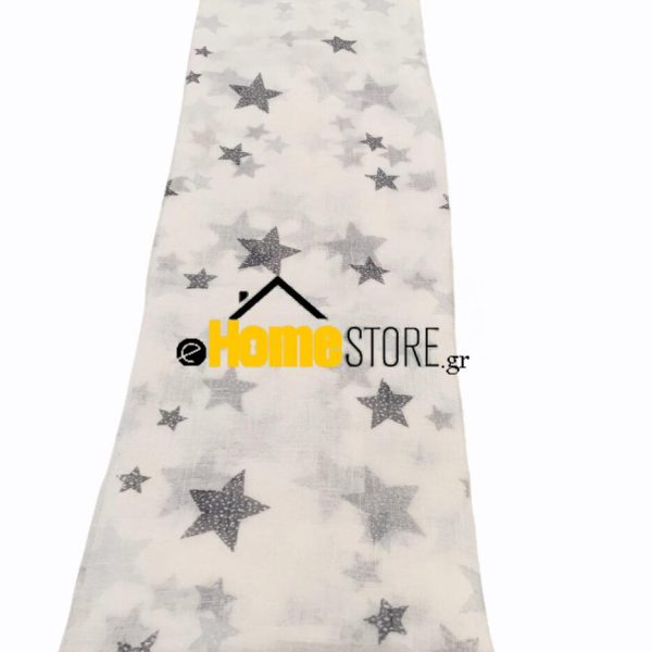 Έτοιμη κουρτίνα  με τρέσα ημιδιαφανή