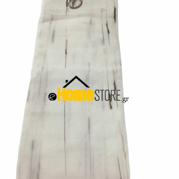 Έτοιμη κουρτίνα με κρίκους 270X280