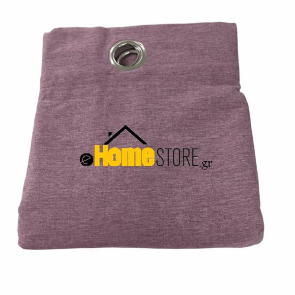 Έτοιμη κουρτίνα με κρίκους για πλήρη σκίαση 270X280