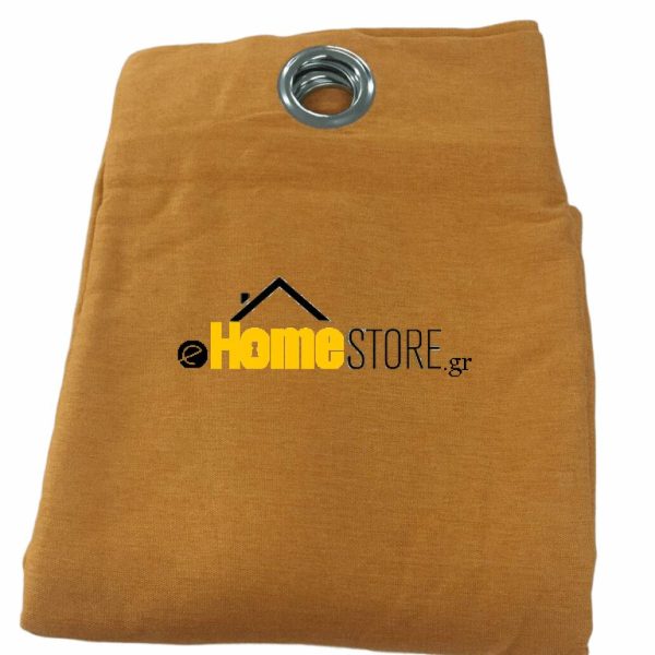 Έτοιμη κουρτίνα με κρίκους για πλήρη σκίαση 270X280