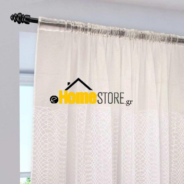Κουρτίνα με Τρέσα 270x280cm