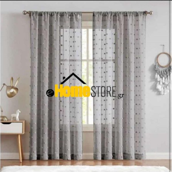 Κουρτίνα με Τρέσα 270x280cm