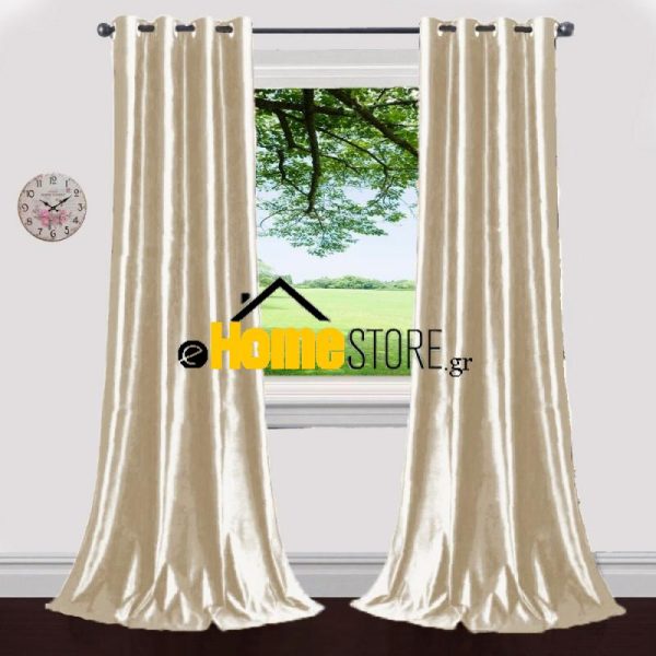 Έτοιμη Κουρτίνα Με Κρίκους 270X280