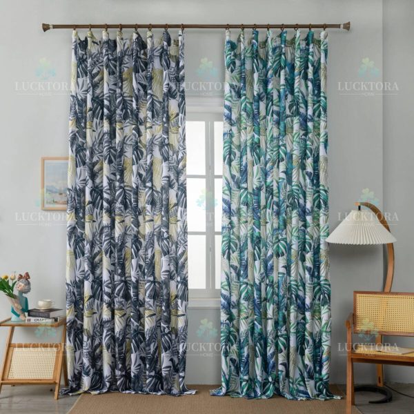 Έτοιμη κουρτίνα με τρέσα μέτριας σκίασης