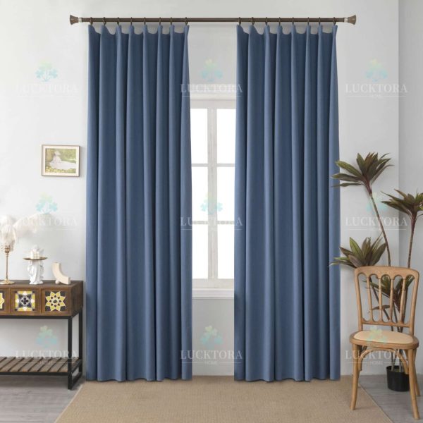 Έτοιμη κουρτίνα με τρέσα BLACKOUT