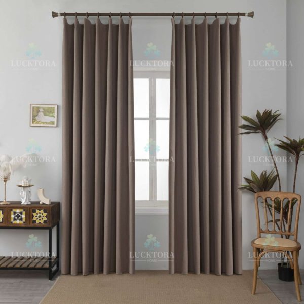 Έτοιμη κουρτίνα με τρέσα BLACKOUT