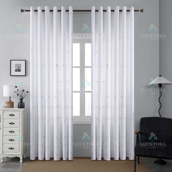 Έτοιμη κουρτίνα με κρίκο μέτριας σκίασης 270x270cm