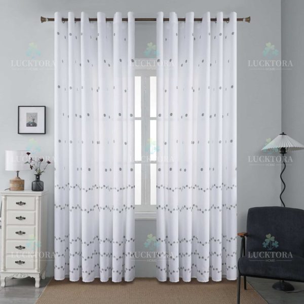 Έτοιμη κουρτίνα με κρίκο μέτριας σκίασης 270x270cm