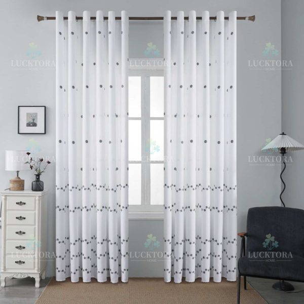 Έτοιμη κουρτίνα με κρίκο μέτριας σκίασης 270x270cm