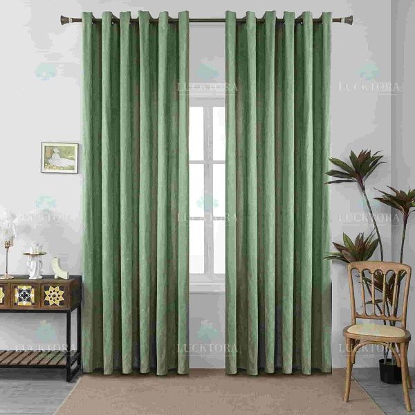 Έτοιμη κουρτίνα με κρίκους 140x270cm