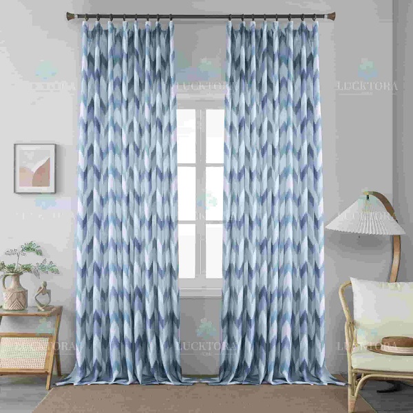 Έτοιμη κουρτίνα με τρέσα 270x290cm