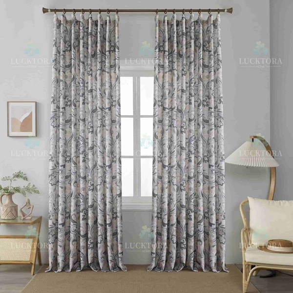 Έτοιμη κουρτίνα με τρέσα 270x280cm