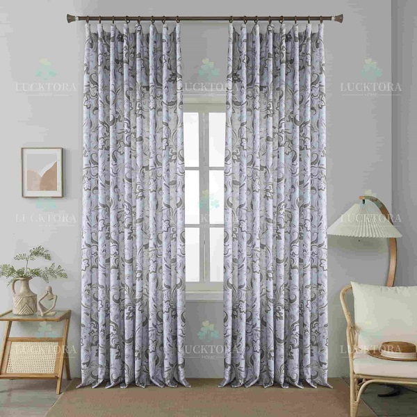 Έτοιμη κουρτίνα με τρέσα 270x280cm