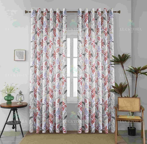 Έτοιμη κουρτίνα με κρίκους 270x270cm