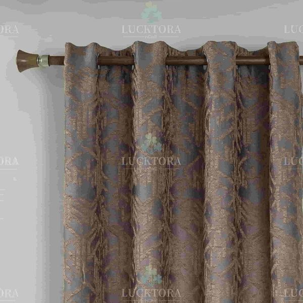 Έτοιμη κουρτίνα με κρίκους πλήρης σκίασης