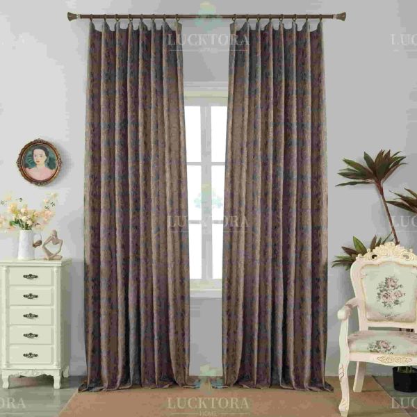 Έτοιμη κουρτίνα με τρέσα πλήρης σκίασης