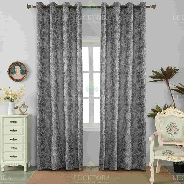 Έτοιμη κουρτίνα με κρίκους πλήρης σκίασης