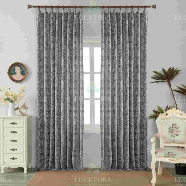 Έτοιμη κουρτίνα με τρέσα πλήρης σκίασης