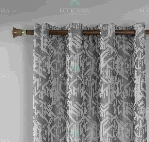 Έτοιμη κουρτίνα με κρίκους πλήρης σκίασης