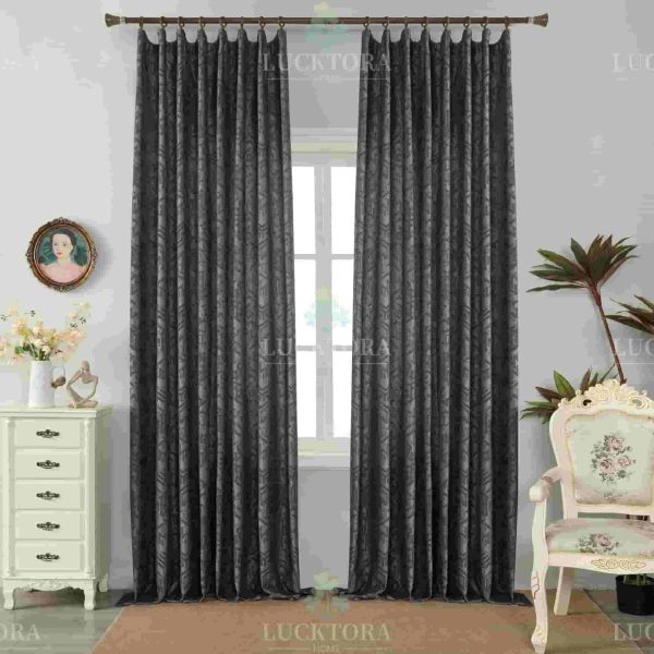 Έτοιμη κουρτίνα με τρέσα πλήρης σκίασης