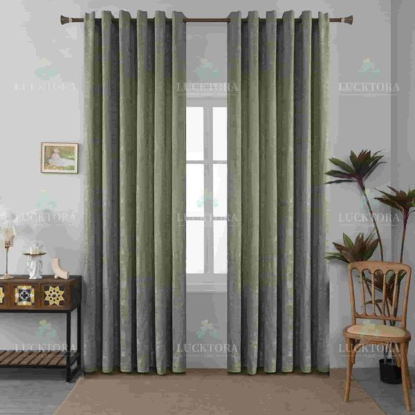 Έτοιμη κουρτίνα με κρίκους πλήρης σκίασης 140x270