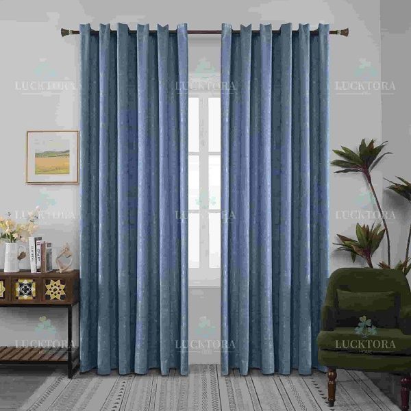 Έτοιμη κουρτίνα με κρίκους πλήρης σκίασης 140x270