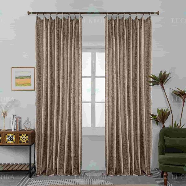 Έτοιμη κουρτίνα με τρέσα 270x285cm