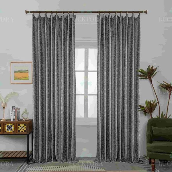 Έτοιμη κουρτίνα με τρέσα 270x285cm