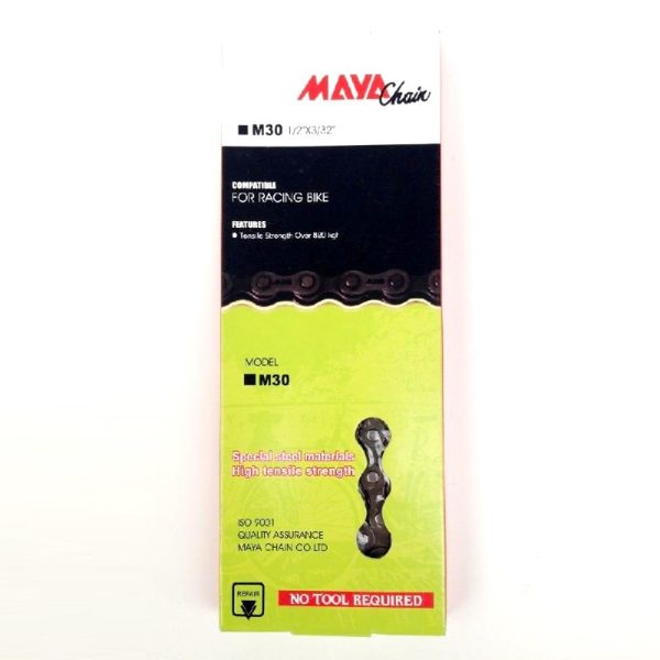 Bicycle chain MAYA M30 (116L) for Gear bikes