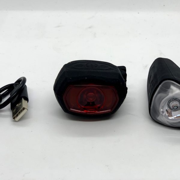 Front and rear light XC-185186, USB rechargable