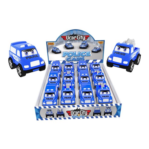 Ucar Toys  208  Push and go friction police car