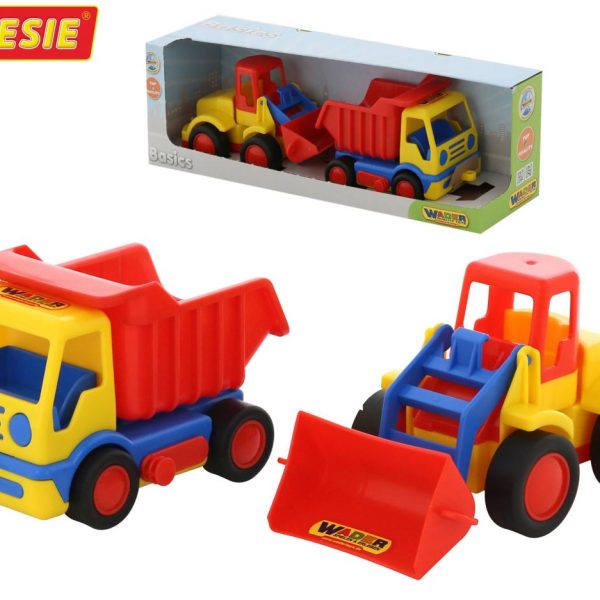 Polesie 42101 Basics Tip up truck and Excavator (box)