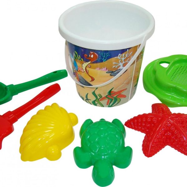 Polesie 35813 Decorated bucket set Sunflower 7 pcs