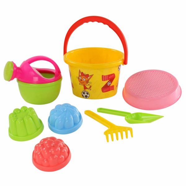 Polesie 62345 Kid-e-cat medium decorated bucket set