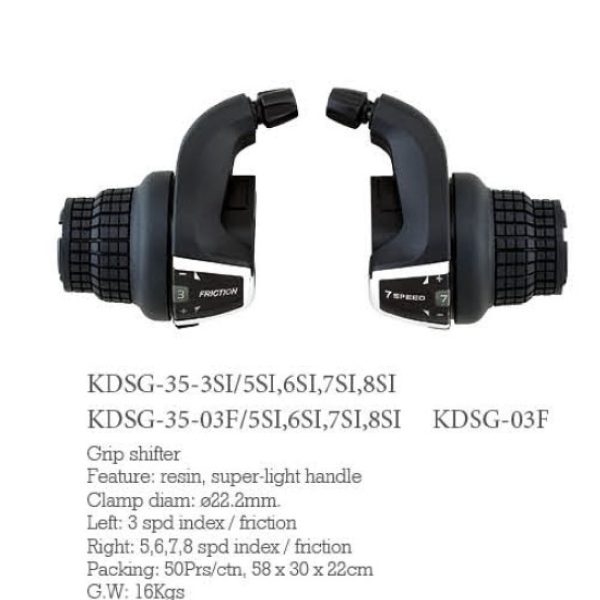 Grip shifters KDSG 35 03F/7SI