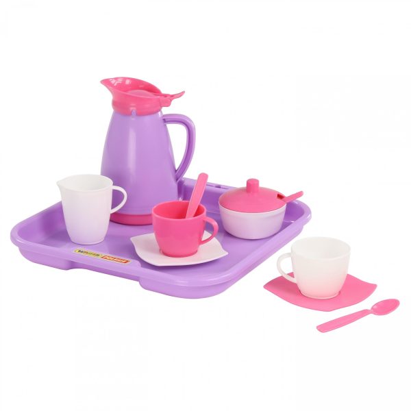 Polesie 40589 Coffee set ALISA for 2 children on a tray