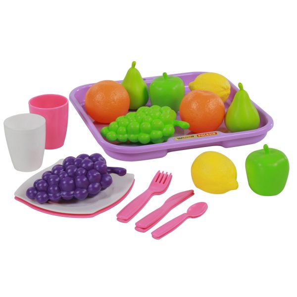 Polesie 46970 Kitchen set with tray 21 elements