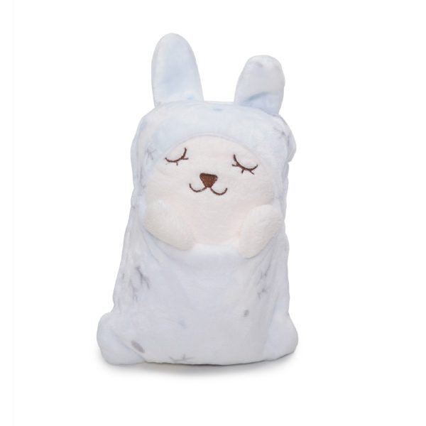 Baby blanket Puffy blue