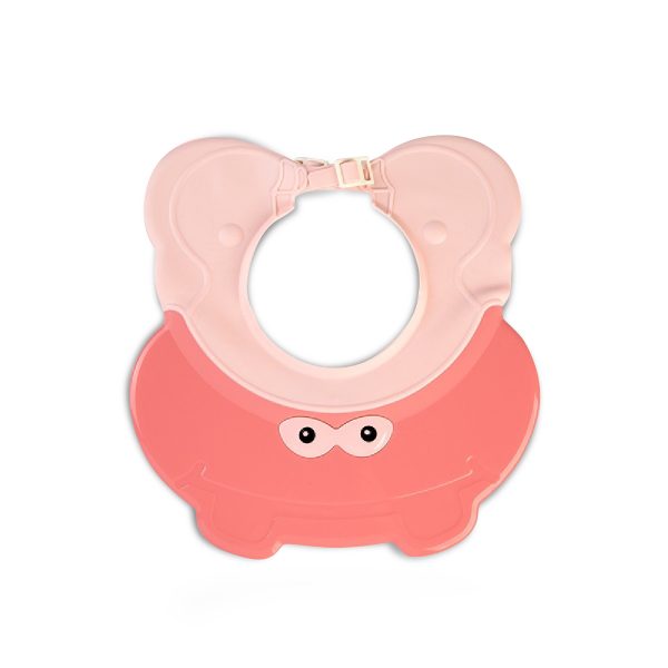 Baby bath cap/visor Ruby pink