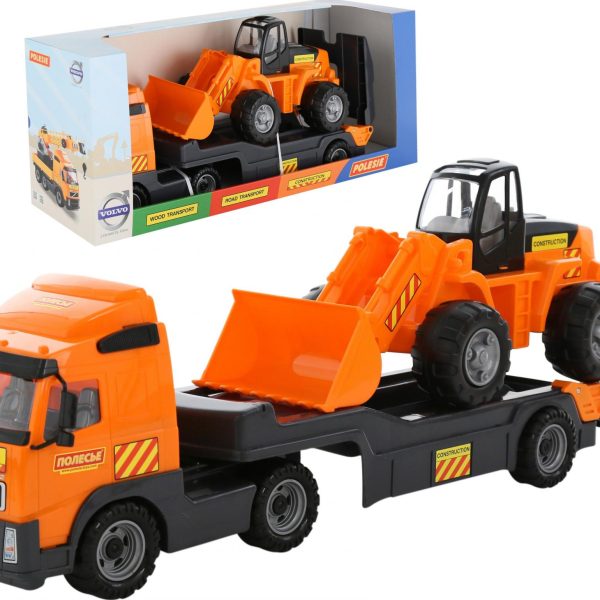 Polesie 36896- 9616 Powertruck trailer truck + Loader (box)
