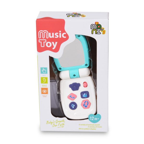 Baby phone with cover GREEN K999-95B