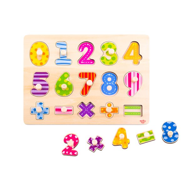 Tooky toy Number puzzle 16 pcs TY851