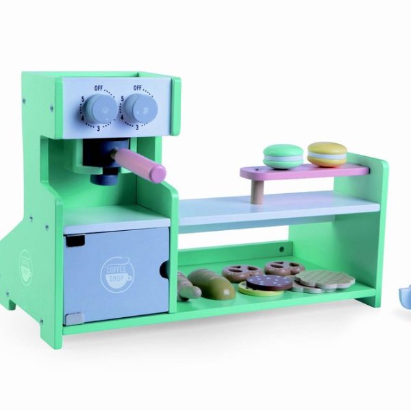 Wooden coffee shop 4442 15 pcs